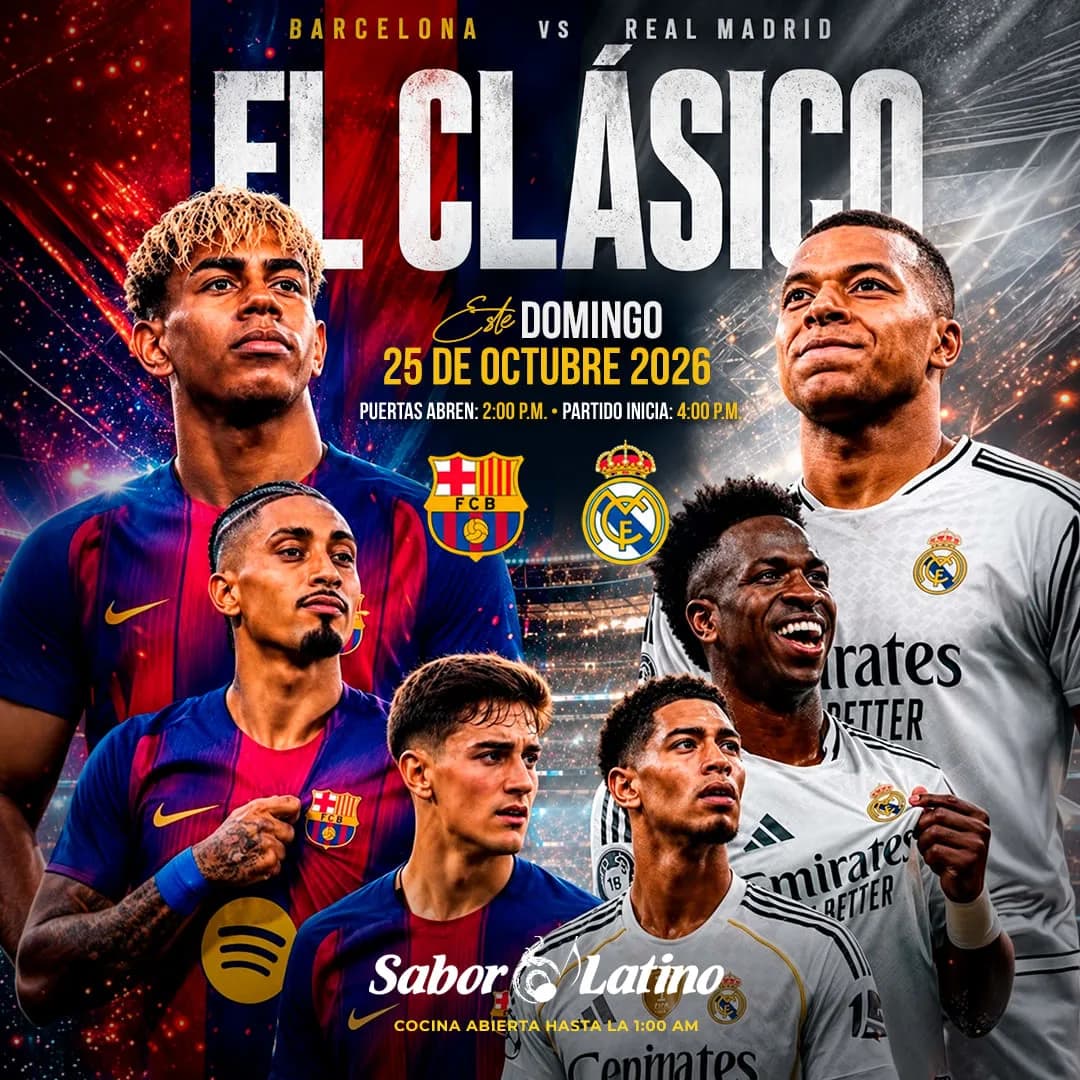 BARCELONA VS REAL MADRID | Sabor Latino