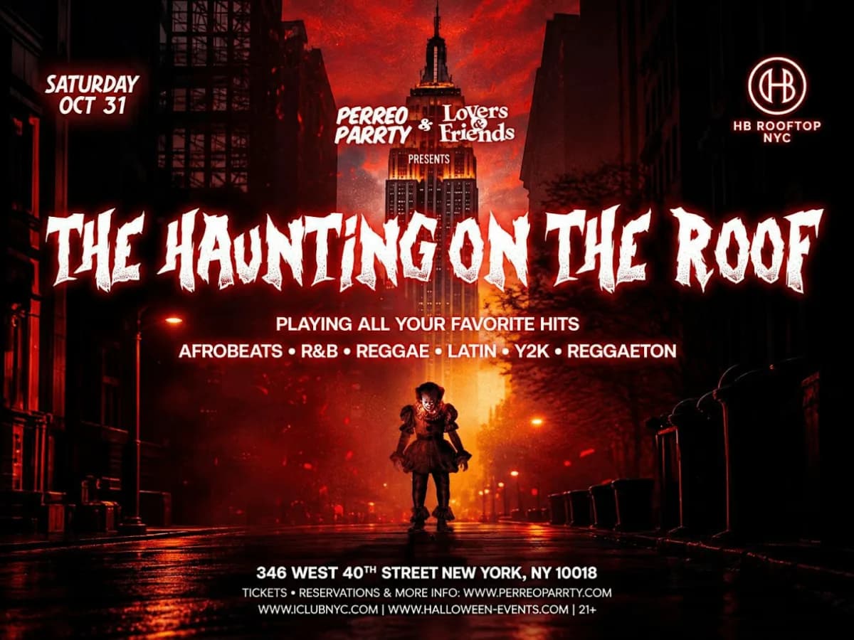 HALLOWEEN HAUNTED ROOFTOP PARTY - Latin & Reggaeton Party