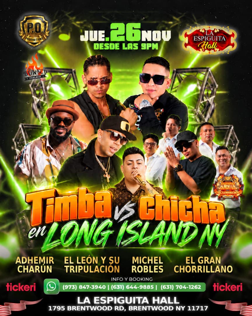Timba vs chicha Long island NY