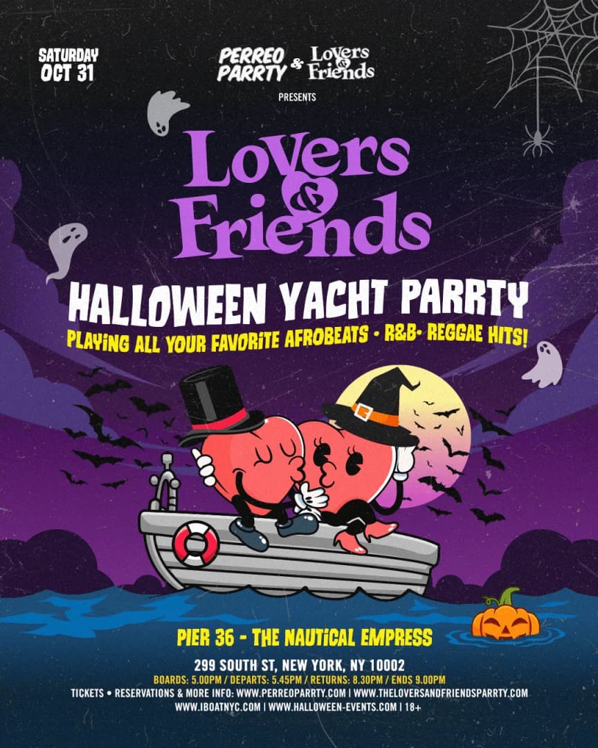 Lovers & Friends Hip-Hop & R&B Halloween Boat Party NYC | 18+