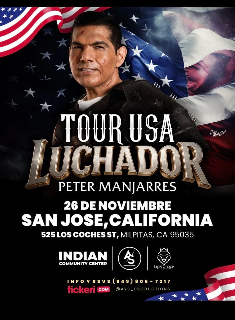 PETER MANJARRES EN SAN JOSÉ CA !