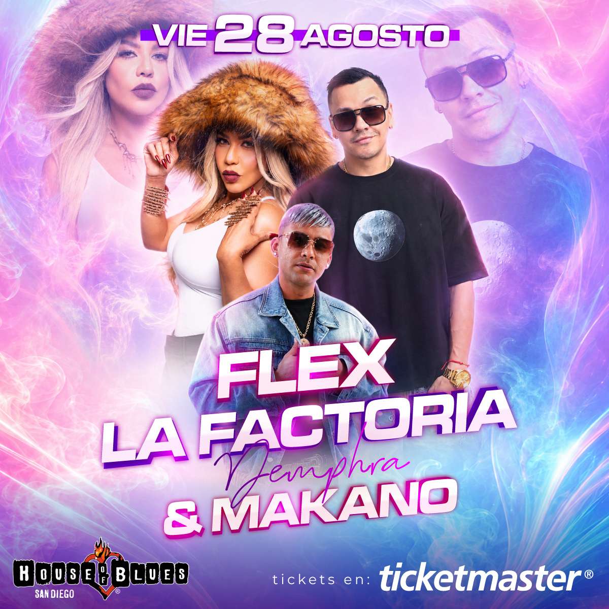 Flex, La Factoria y Makano en San Diego