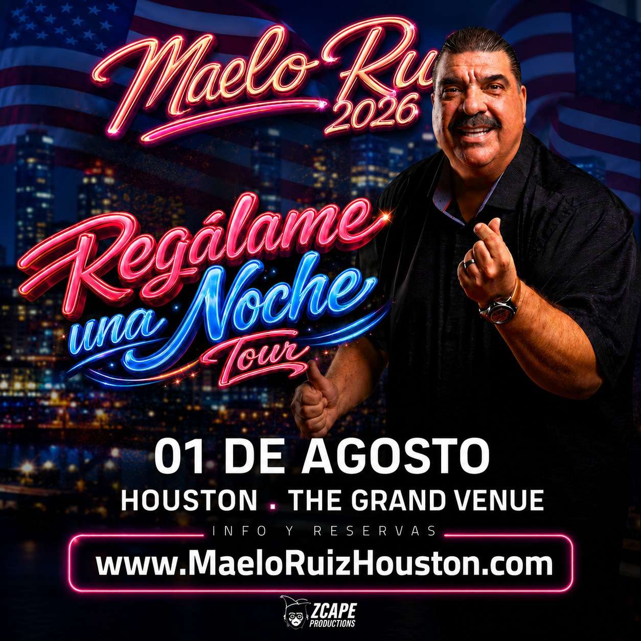 Maelo Ruiz en concierto en Houston