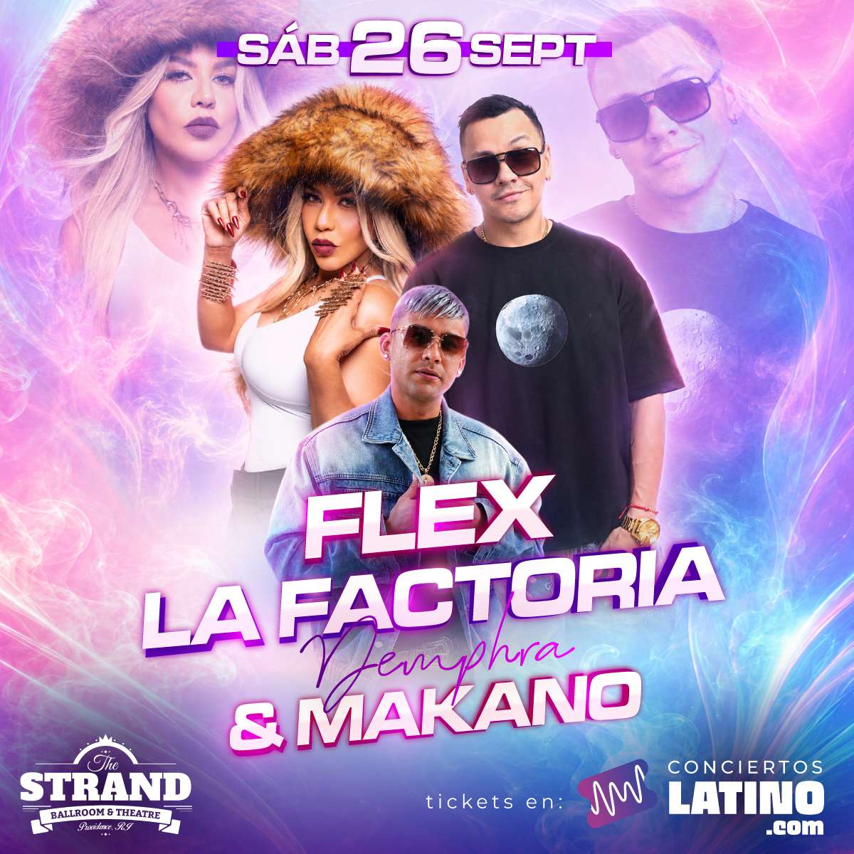 Flex, La Factoria y Makano en Providence