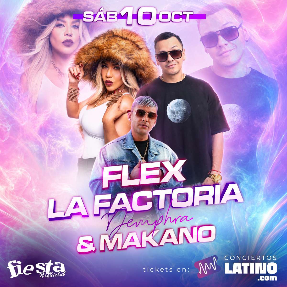 Flex, La Factoria y Makano en New Jersey