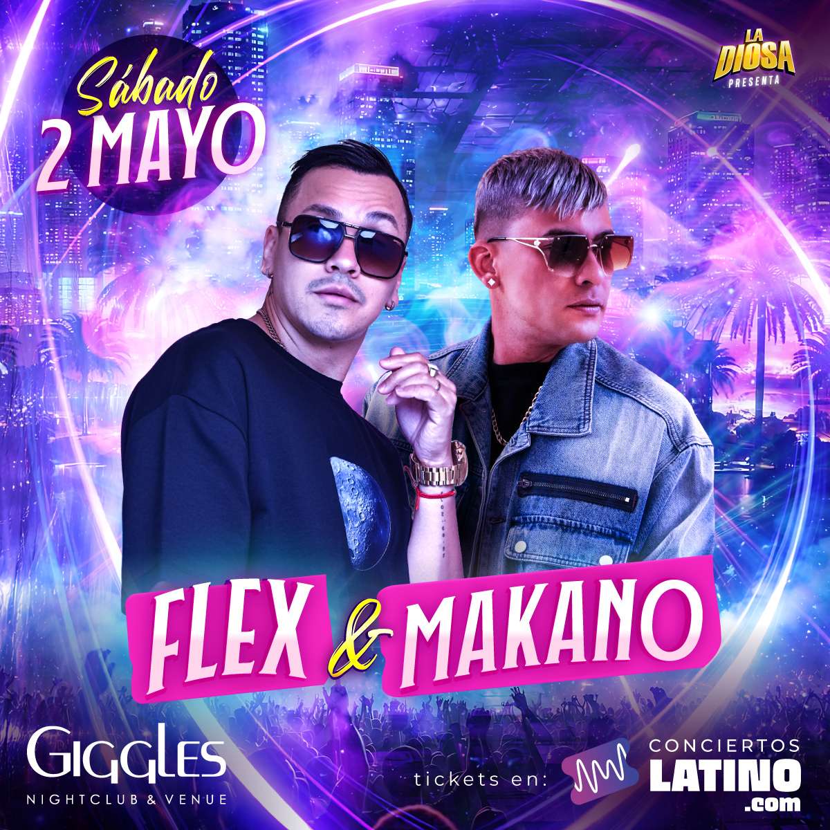 Flex y Makano en vivo en Los Angeles