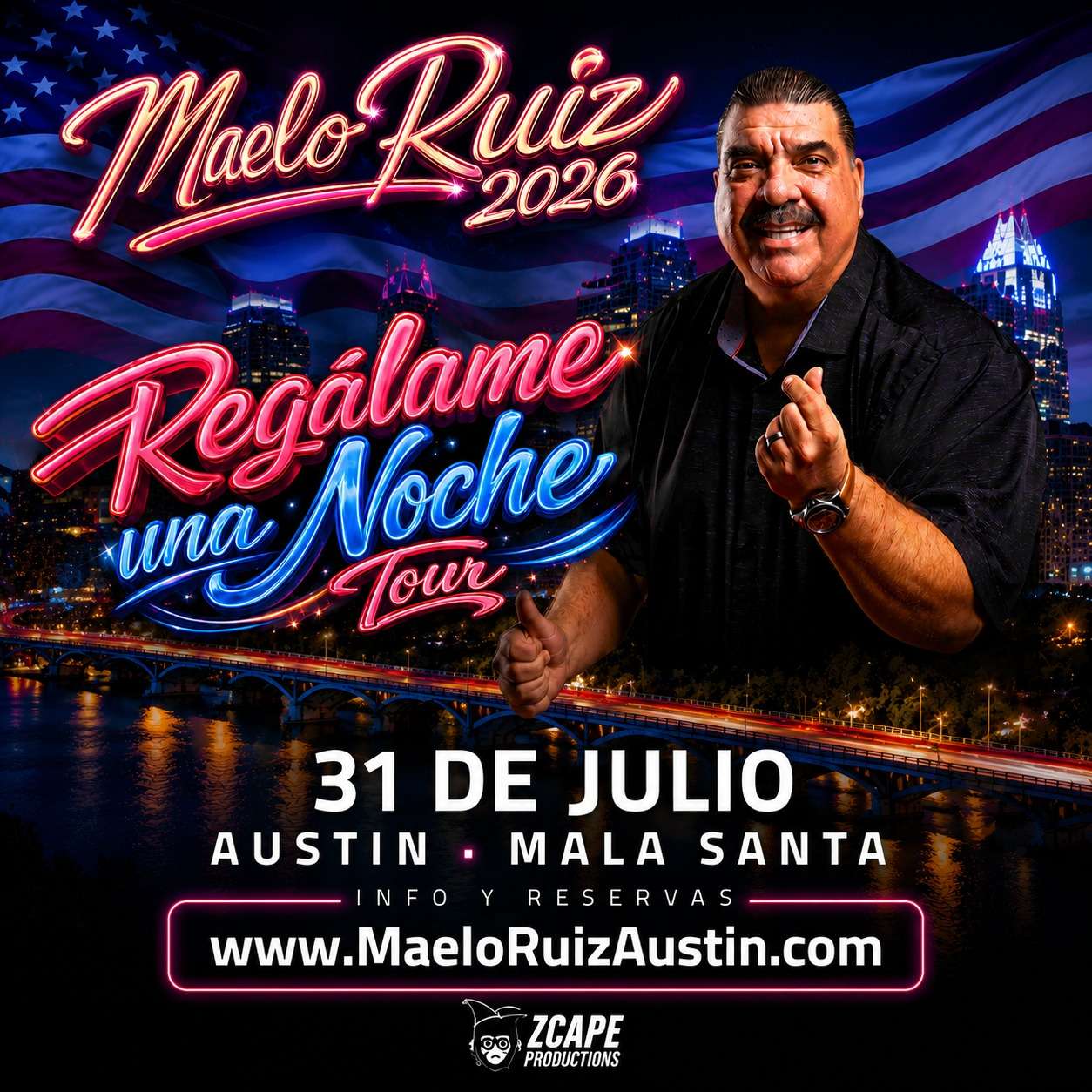 Maelo Ruiz en concierto en Austin