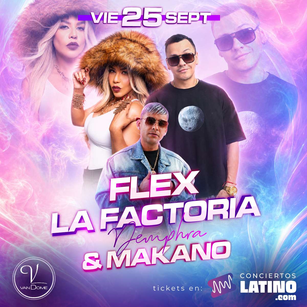 Flex, La Factoria y Makano en New Haven