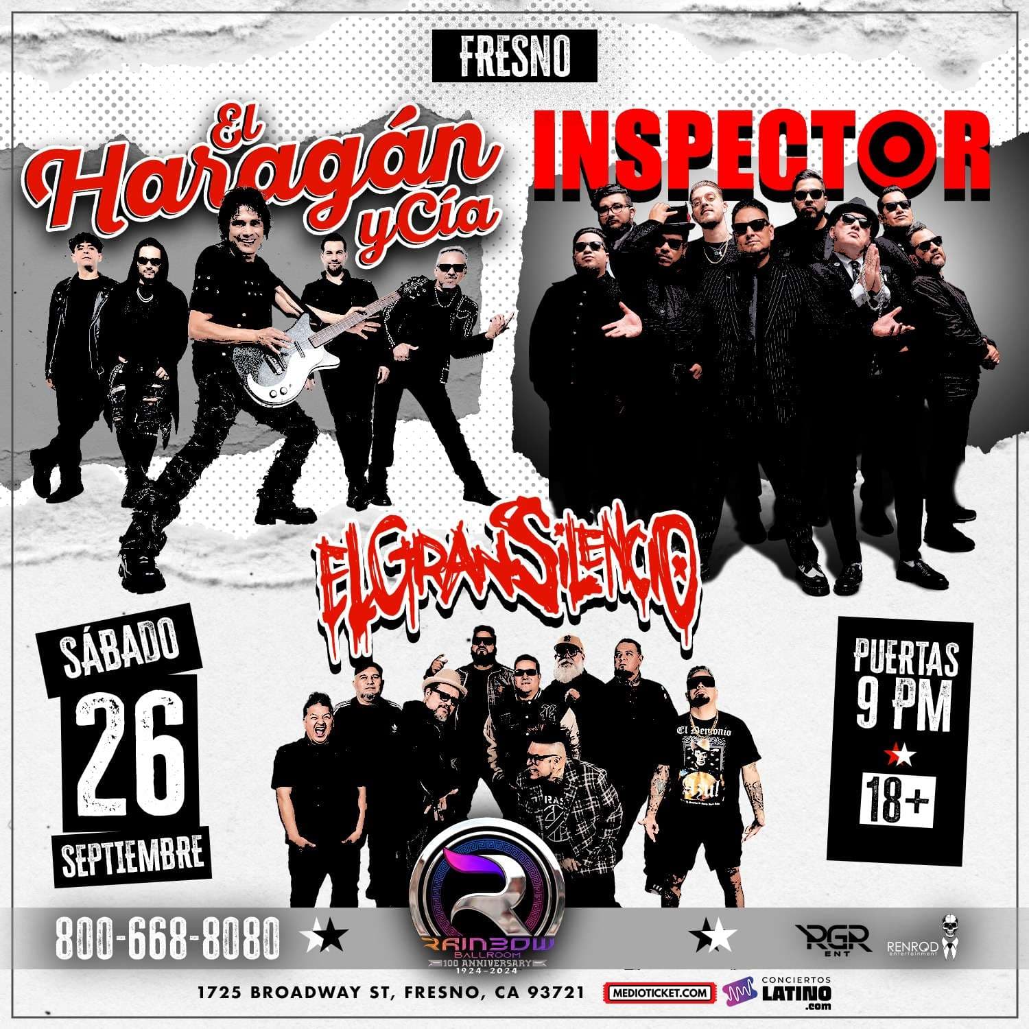 El Haragan y Cia, Inspector y El Gran Silencio en Fresno